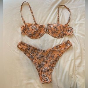 SHEIN Floral Two Piece Bikini